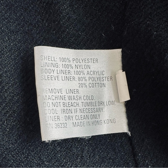 Women’s Jacket GALLERY Black Removable Lining & Hood Long Sleeve Zip Front Coat - Picture 9 of 9